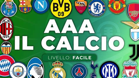 Indovina LA SQUADRA DI CALCIO Dallo STEMMA Quiz Calcio FACILE YouTube