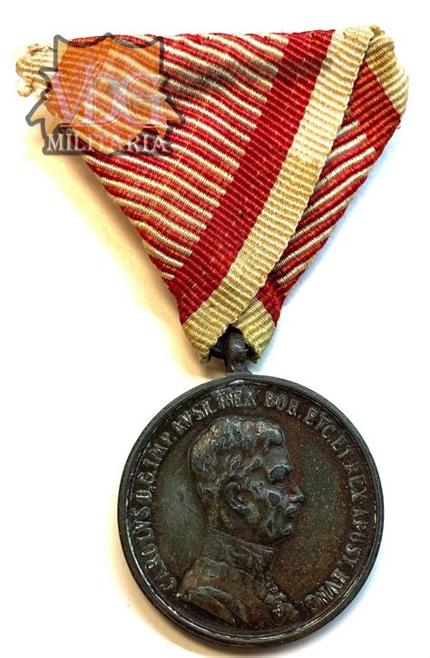 Ww1 Austria Hungary Medal For Bravery Tapferkeitsmedaille Vdg Militaria