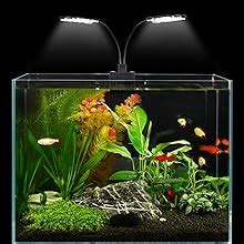 Weaverbird Aquarium Light Double Head Model X Gemini Fish Tank Light