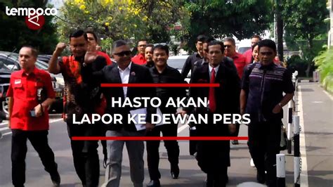 Hasto Pdip Penuhi Panggilan Polda Metro Jaya Megawati Minta Ikuti