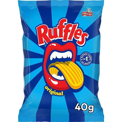 Batata Frita Ondulada Original Elma Chips Ruffles 40g Submarino