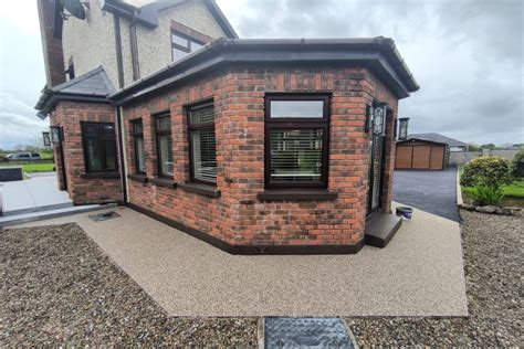 Resin Bound Footpaths With Aluminium Beading In Limerick City