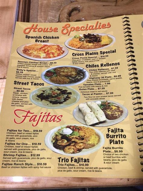 Mexico City Cafe Menu In Brady Tx Order Delivery And Reviews