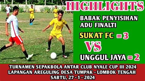 Adu Finalti Sukat Fc Menang Versus Unggul Jaya Fc Highlights