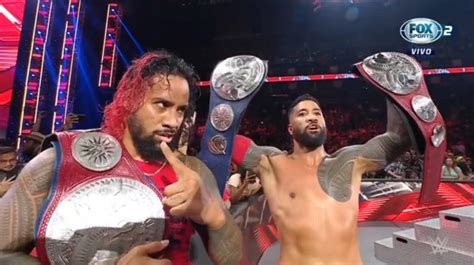 The Usos Retienen Los Campeonatos Por Parejas Unificados En Wwe Raw