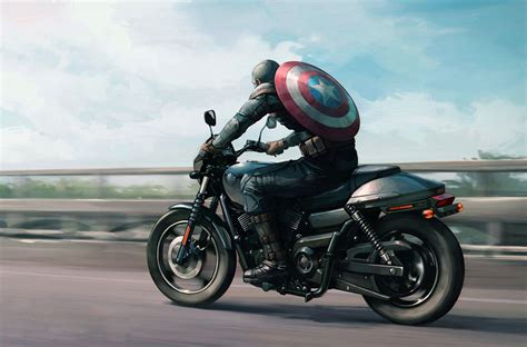 Captain America Bike Wallpapers - Top Free Captain America Bike ...