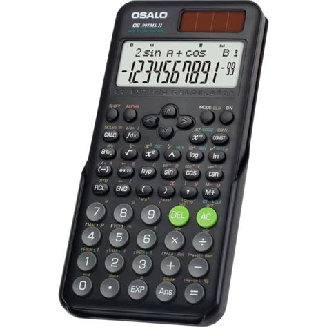 Calculatrice Scientifique Fonction Chiffres Cran Solaire