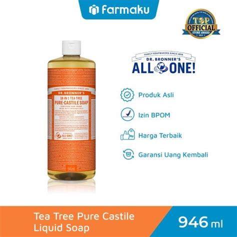 Dr Bronners Pure Castile Liquid Soap Tea Tree 946 Ml Farmaku