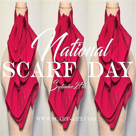 National Scarf Day September 27th Scarf Art