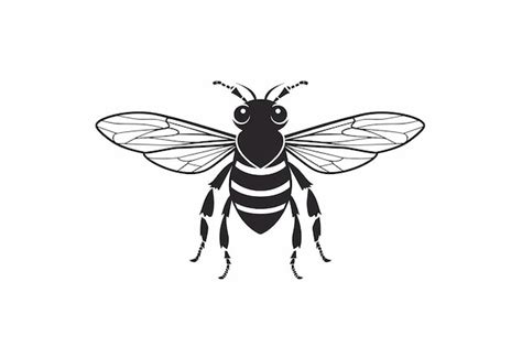 Premium Photo Bee Icon Bug Logo On White Background