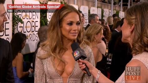 Naked Jennifer Lopez In 72nd Annual Golden Globe Award