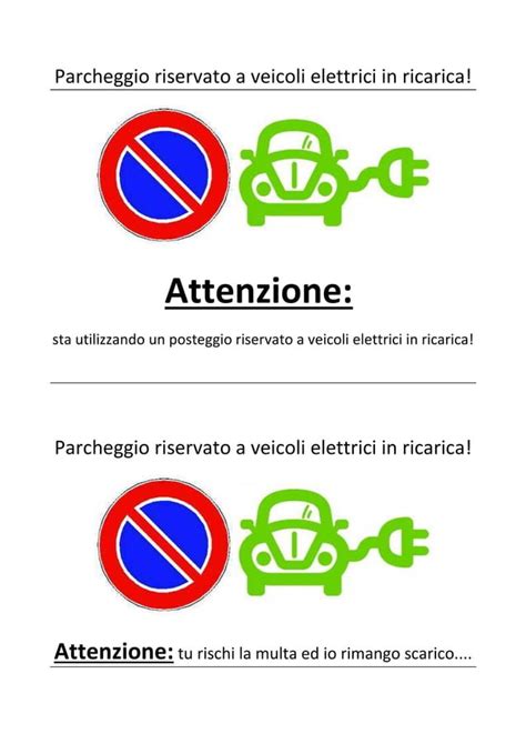 Parcheggio Riservato A Veicoli Elettrici In Ricarica3 PDF