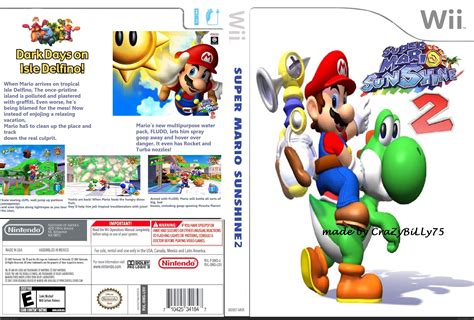 Viewing Full Size Super Mario Sunshine 2 Box Cover