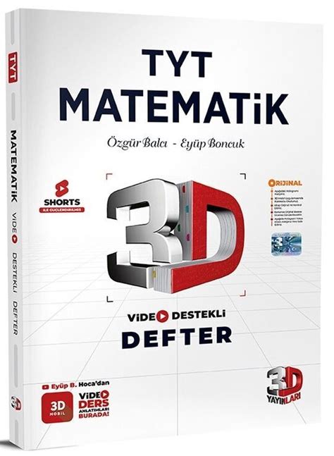 D Yay Nlar Tyt Matematik Video Destekli Defter Kitap Ler Ler