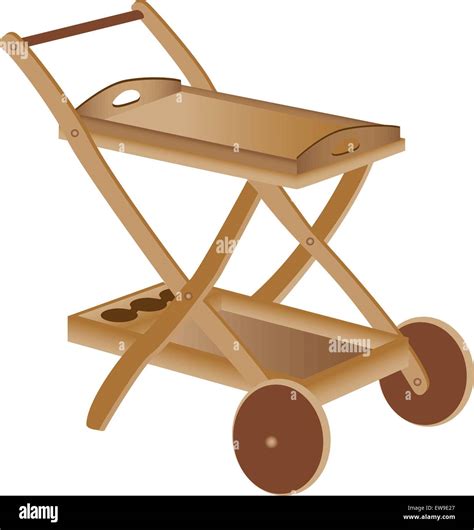 wooden toy cart stock vector image art alamy