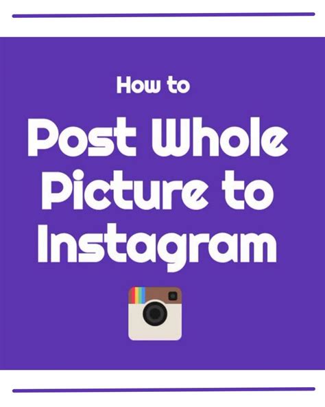 In This Tutorial I Show You How To Fit The Whole Picture On Instagram