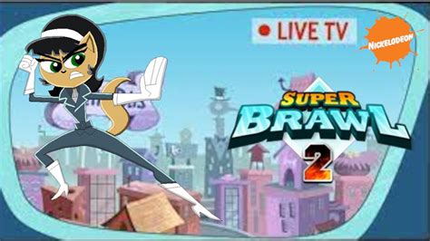 Super Brawl 2 Nickelodeon Kitty Katswell Survival Mod Gameplay 4