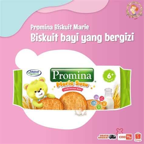 Jual Promina Biskuit Marie Susu 6 Perlengkapan Cemilan Mpasi Makanan