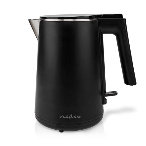 Electric Kettle L Plastic Black Rotatable Degrees