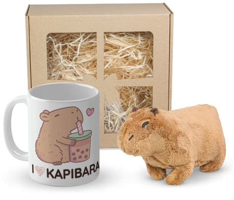 Zestaw Prezentowy Kubek Maskotka Kapibara Capybara Du O Wzor W