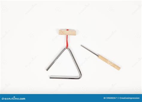 Triangel stock image. Image of triangle, isolated, percussion - 59608267