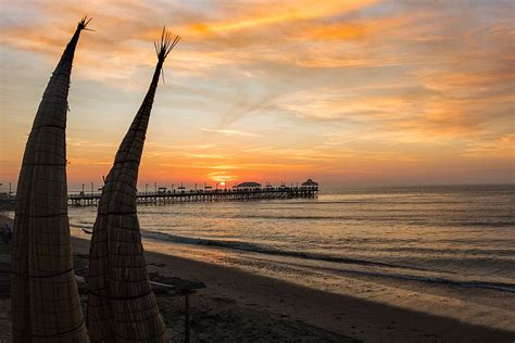 HD wallpaper: peru, lima, beach, sky, nature, barranco, sunset ...