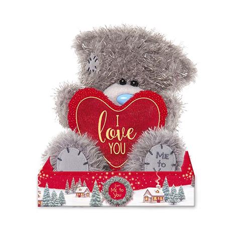 Me To You Tatty Teddy Christmas I Love You Heart Buy Online At The Nile