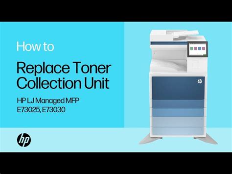 Hp Laserjet Managed Mfp E730 E73025 E73030 Replace The Toner