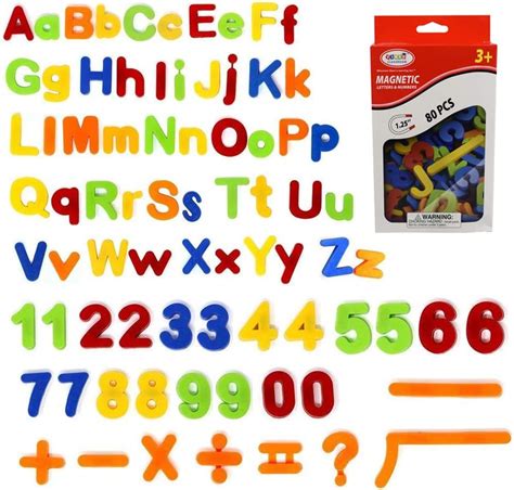 Simuer Magnetische Buchstaben Und Zahlen Abc Alphabet Magnete Nummer