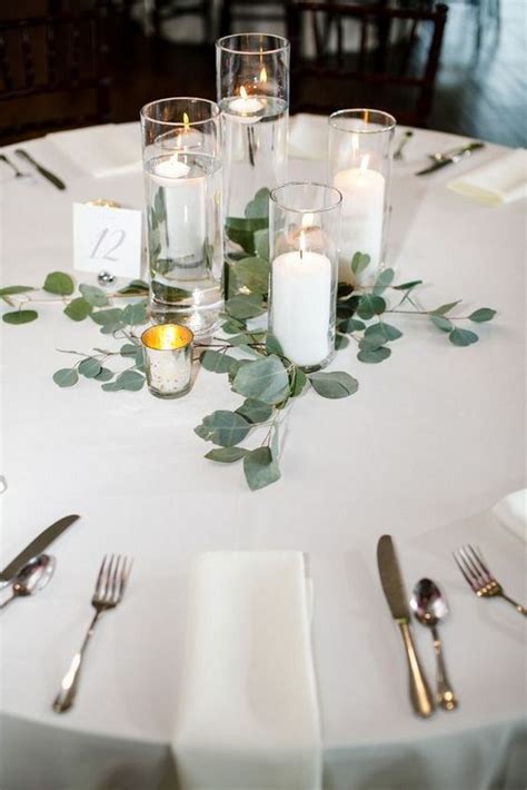 25 Budget Friendly Simple Wedding Centerpiece Ideas With Candles