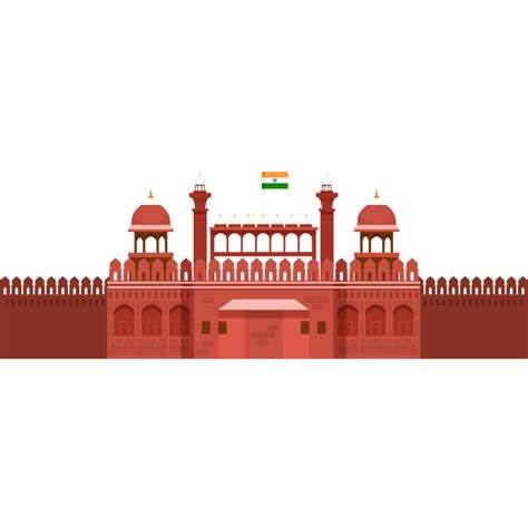 Red Fort India 24065202 PNG