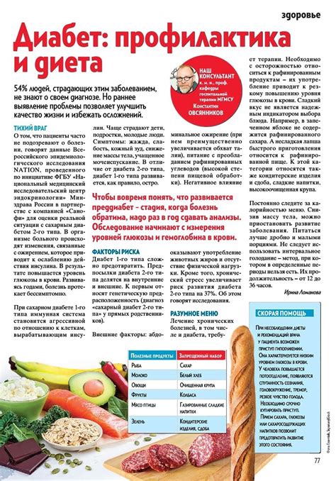 Питание при преддиабете