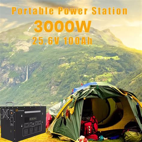 Emergency Power Reserve LiFePO4 Battery 3000W Portable Energy Storage