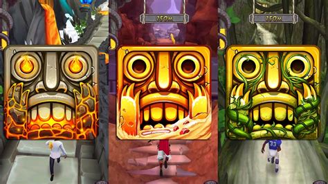 Temple Run 2 Volcano Island Vs Temple Run 2 Blazing Sands Vs Temple Run