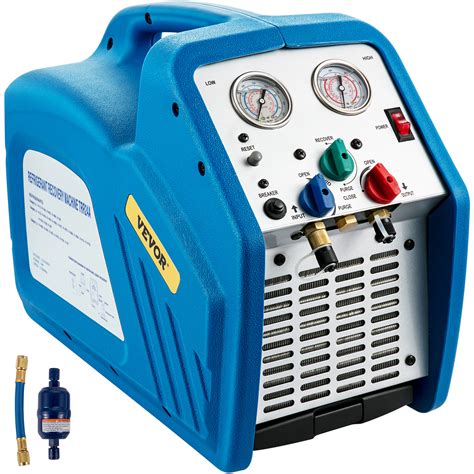 Vevor Refrigerant Recovery Machine 1 Hp Dual Cylinders 115v 60 Hz