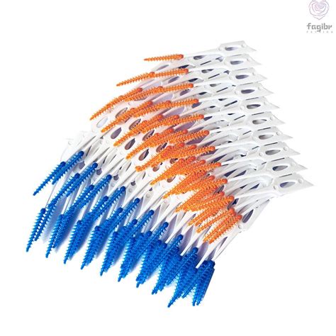 80Pcs Caixa Fio Dental Escova Interdental Palito De Dentes Palitos De