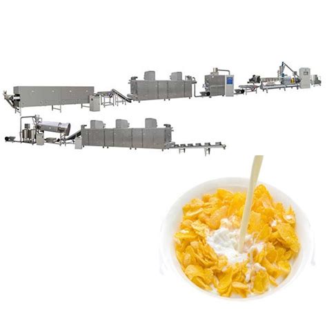 Buy Multifunctional Extruder Corn Maize Flakes Breakfast Cereals