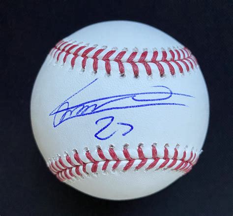 Official Manfred Baseball Signed By Vladimir Guerrero Jr Expos Fest