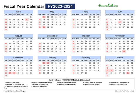 Fiscal Calendars 2024 Free Printable PDF Templates 59 OFF