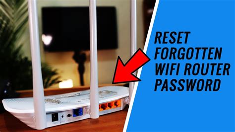 How To Reset Forgotten Wifi Router Password Youtube