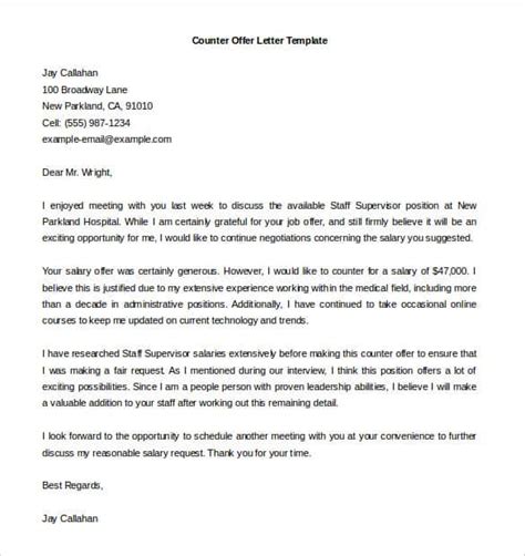 Offer Letter Template For House