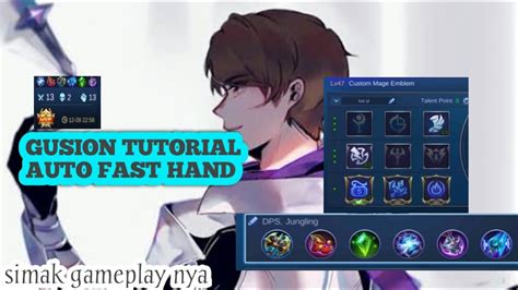 Tutorial Fast Hand Gusion Untuk Pemula Mobile Legends Youtube