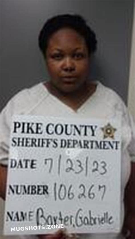 GABRIELLE BAXTER 07 23 2023 Pike County Mugshots Zone