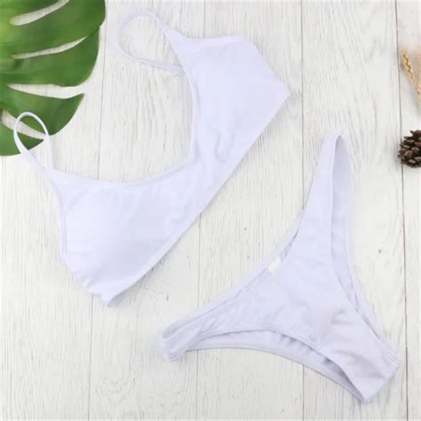 Colors Bikinis Women Push Up Padded Bra Beach Bikini Set Swimsuit
