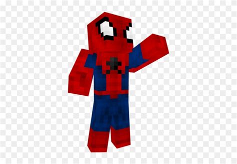 Spider Man Minecraft Skin Layout