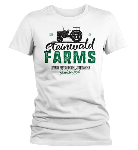 Womens Personalized Farm T Shirt Vintage Farming Shirt Etsy