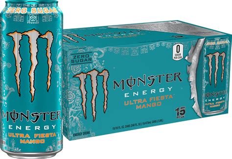 Amazon Monster Energy Ultra Fiesta Mango Sugar Free Energy Drink