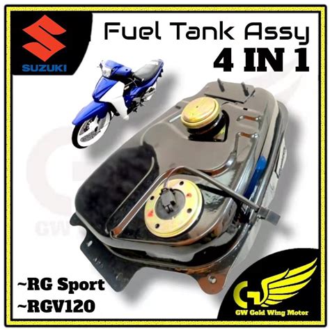 SUZUKI RG SPORT RGV FUEL TANK ASSY SET 4IN1 RG110 WITH CAP TANK