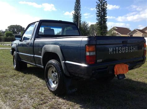 1988 Mitsubishi Mighty Max 4x4 5 Speed Manual 4 Cylinders 4wd Pickup Truck For Sale Mitsubishi