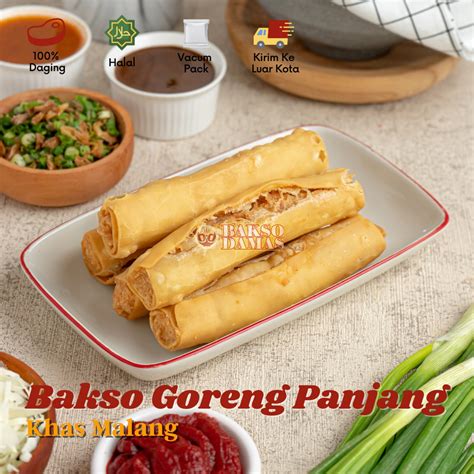 Jual BAKSO GORENG PANGSIT PANJANG FROZEN PREMIUM BAKSO DAMAS MALANG